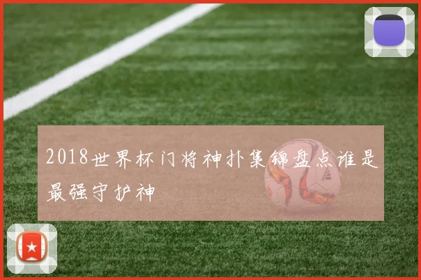 2018世界杯门将神扑集锦盘点谁是最强守护神